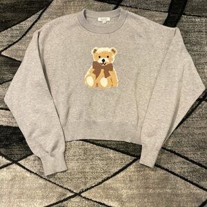 Gray Teddy Bear Sweater
